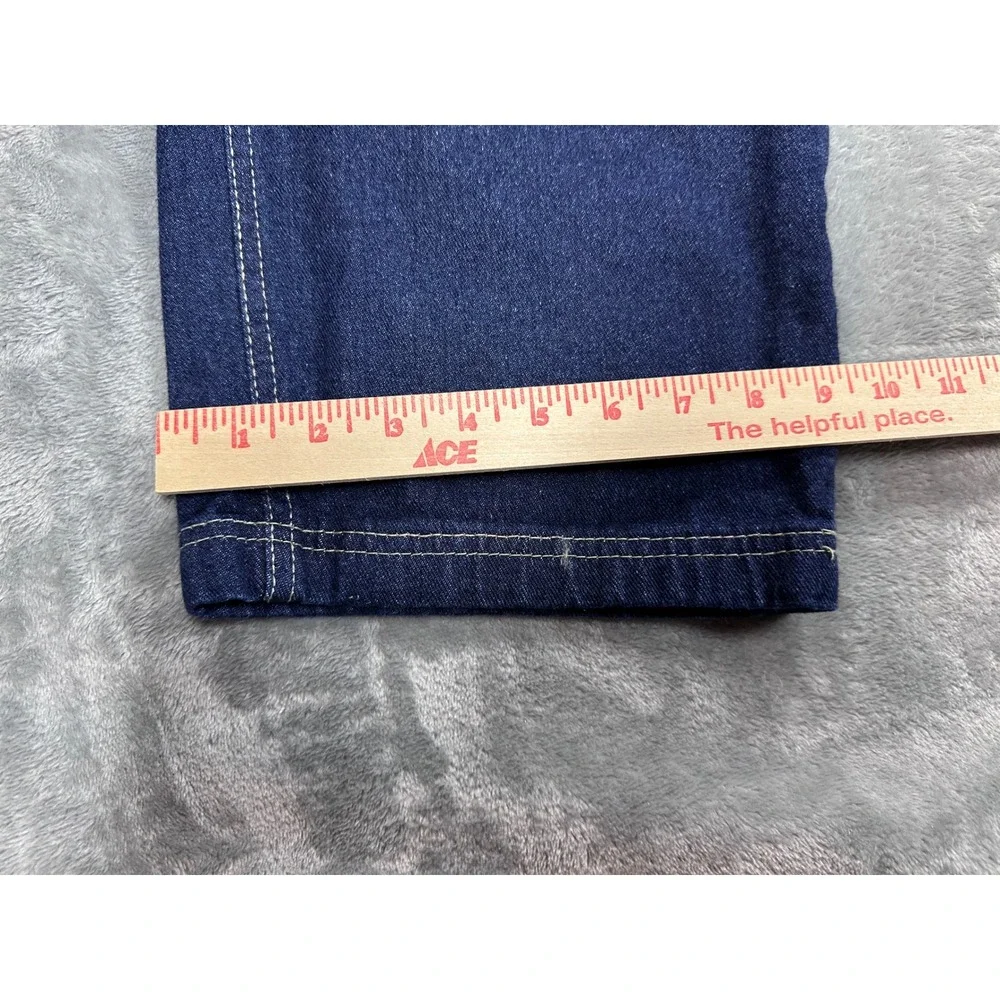 Willie‎ Esco Duns Vintage 90s Baggy Carpenter Jeans Dark Wash Indigo Mens 36x31